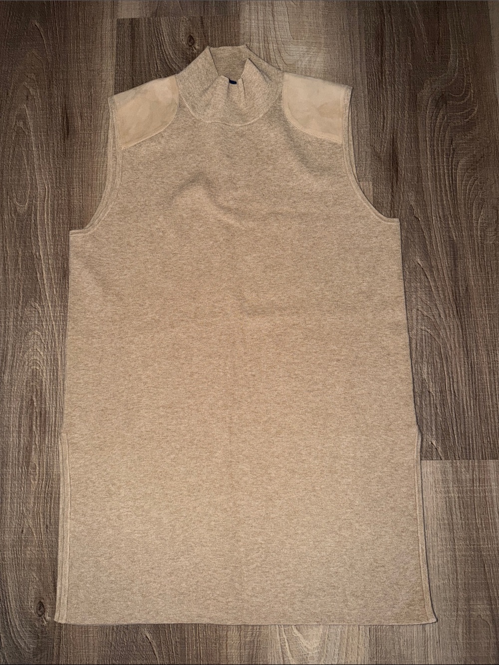 🤎 POLO Ralph Lauren Tan Beige Knit Top Tunic Sweater Small 🤎